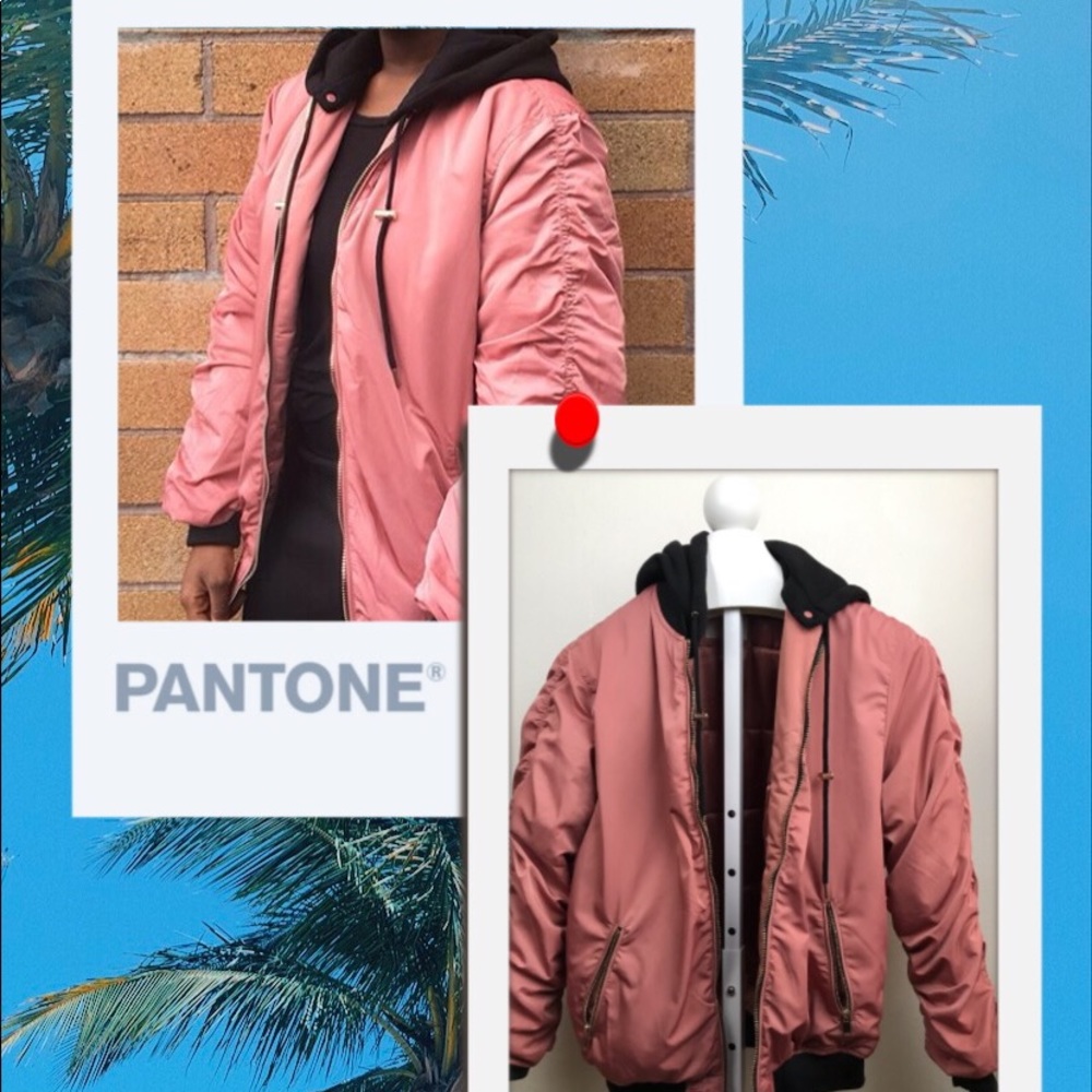 Forever 21 Pink Bomber Jacket